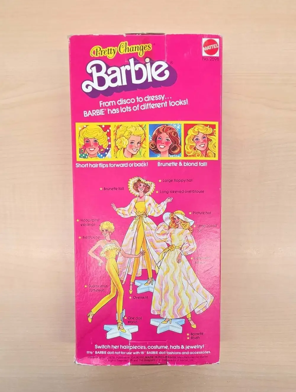 Mattel Vintage 1978 Pretty Changes Barbie Doll #2598 Super Rare!